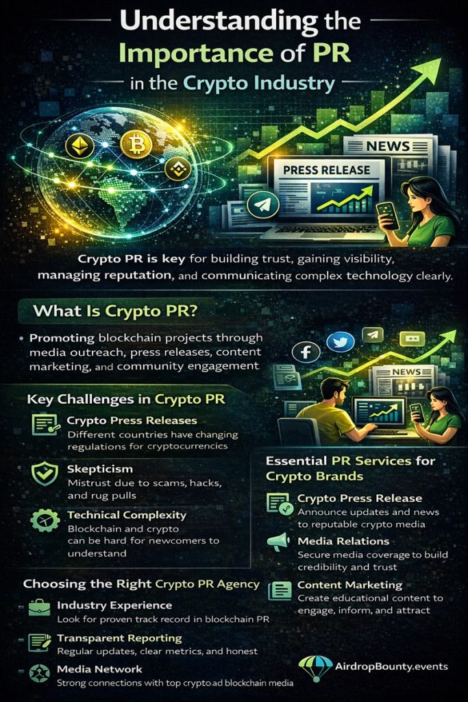 PR kripto & siaran akhbar kripto