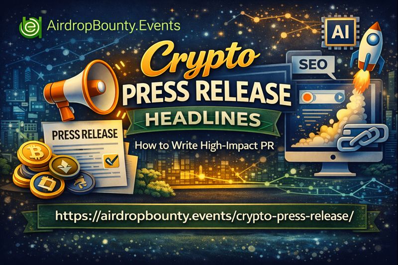 How to Write High-Impact Crypto Press Releases That Rank